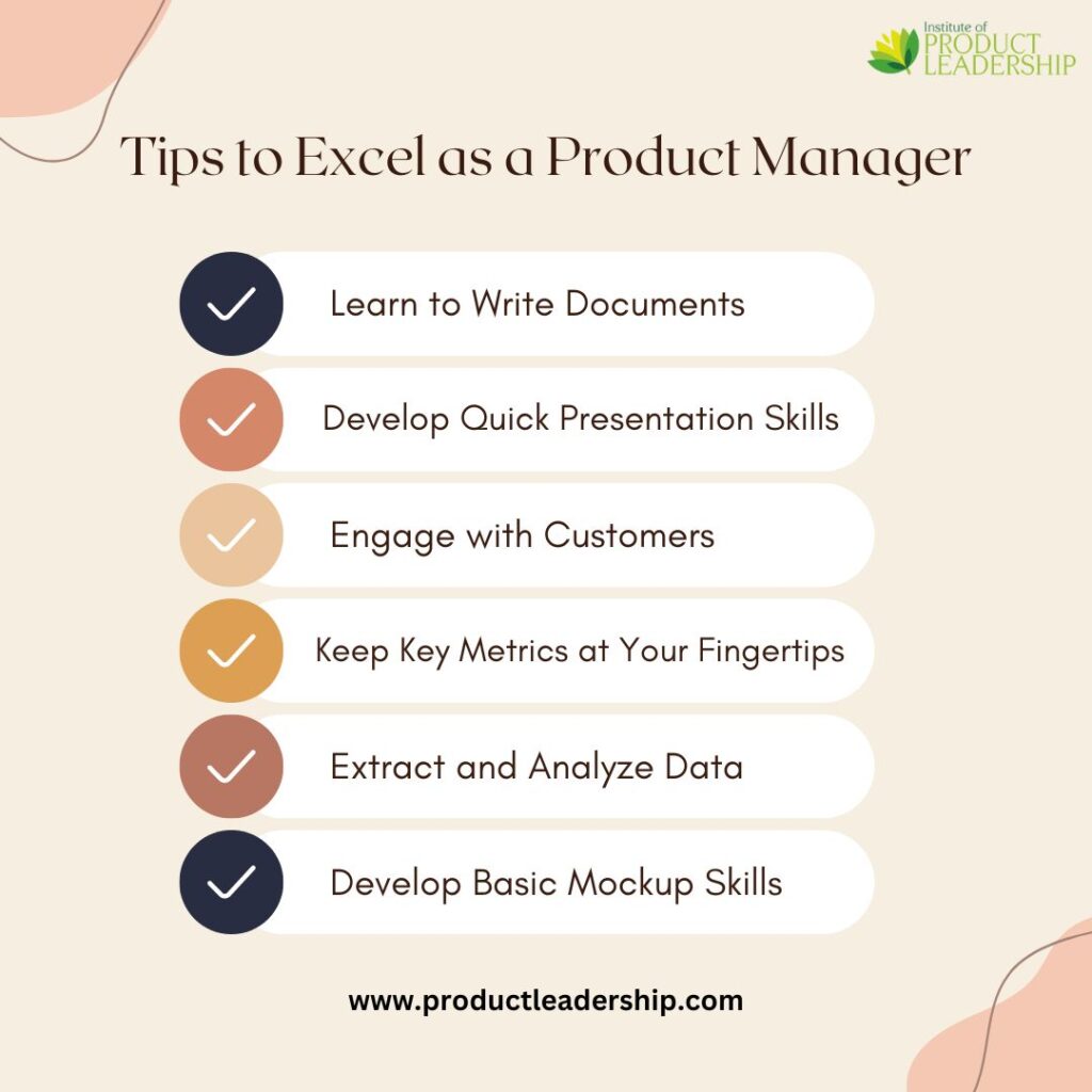 Tips to Excel as a Product Manager